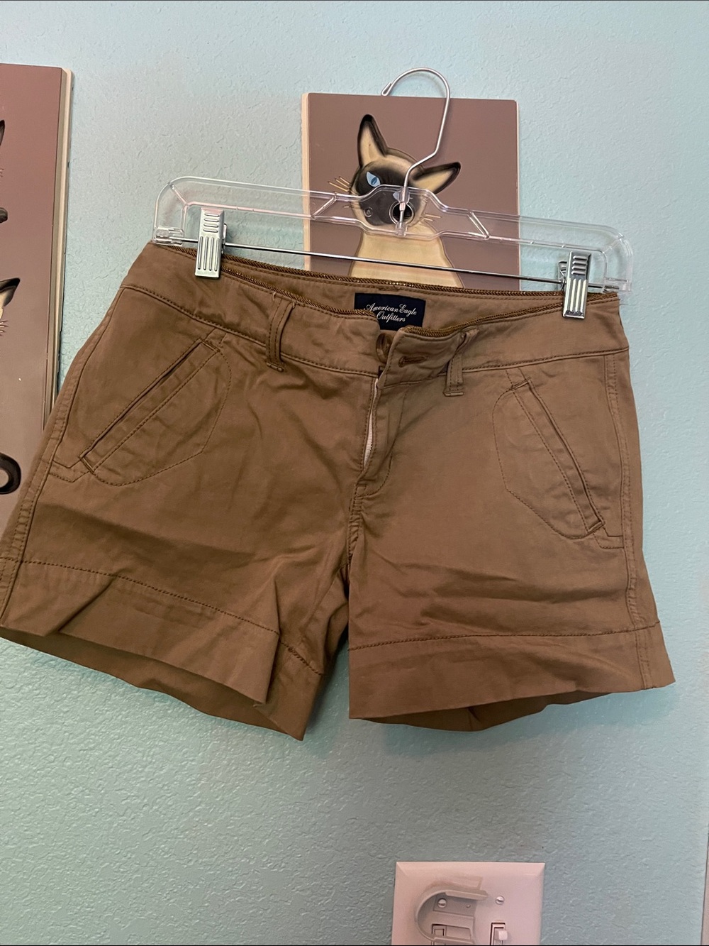 American Eagle Outfitters Women's Brown Casual Shorts